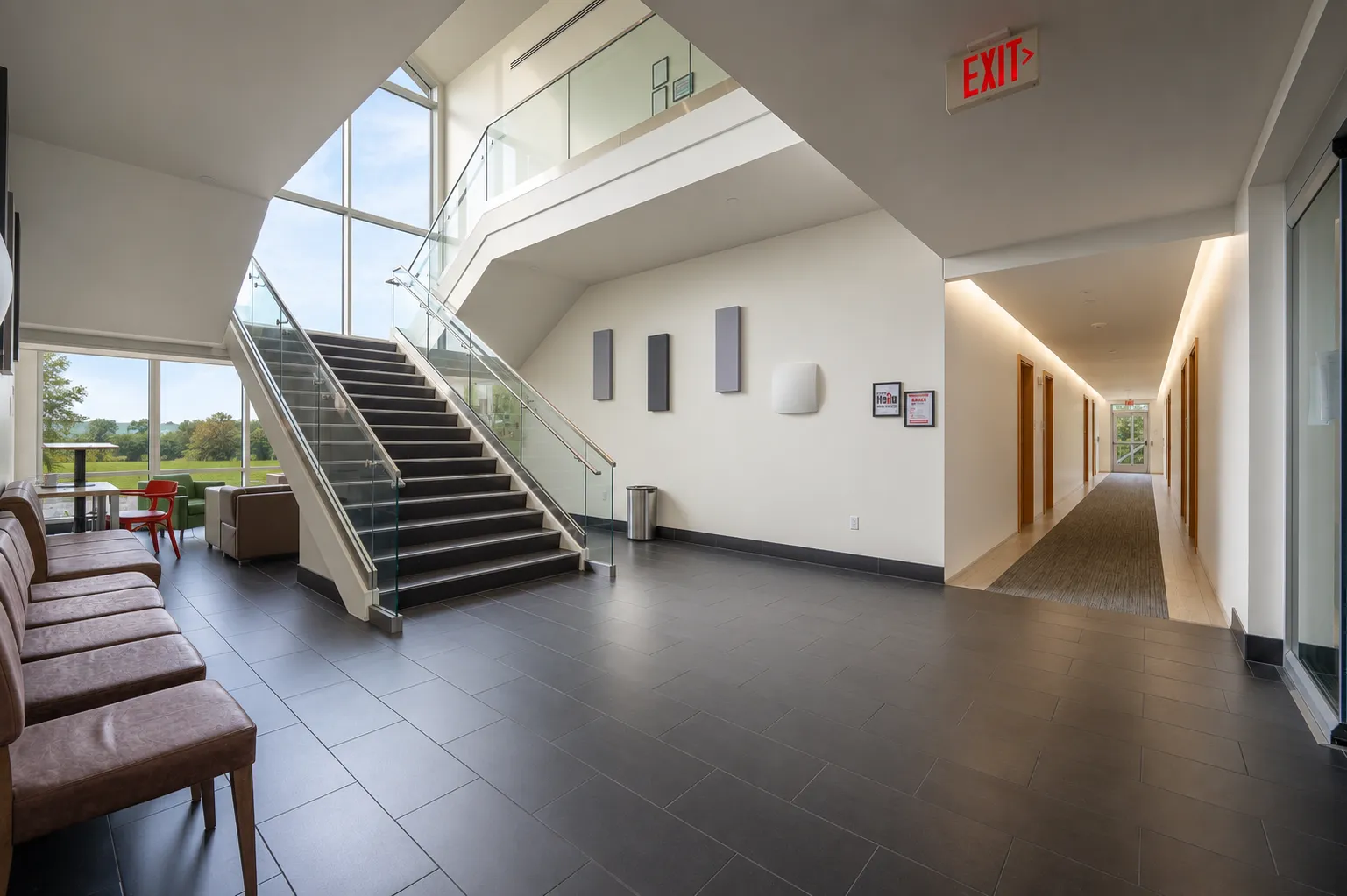 The main lobby